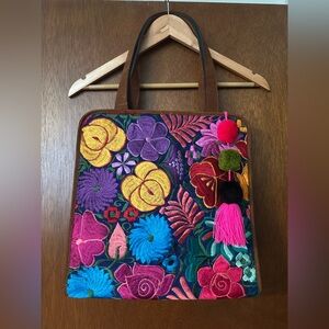 Mexican Embroidered Tote